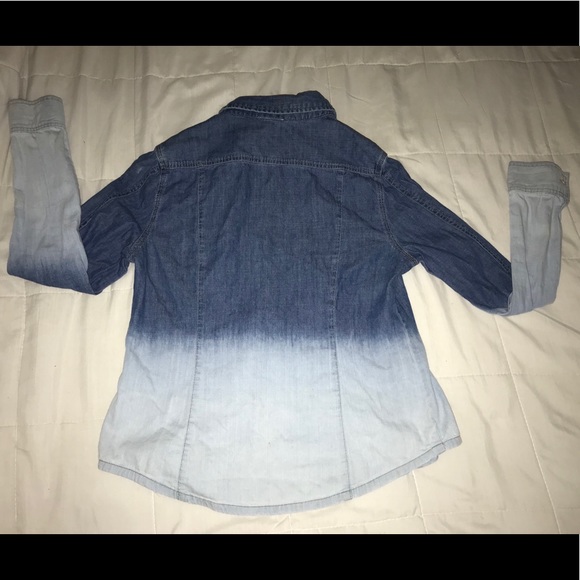 Ombré Denim Button Up - Picture 3 of 4